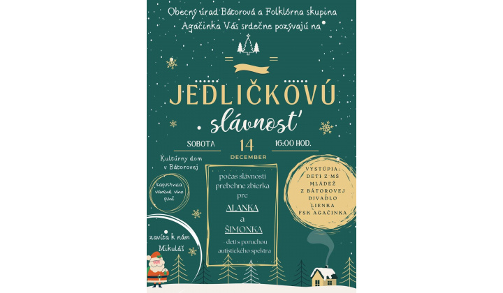 Jedličková slávnosť - 14. december 2024 