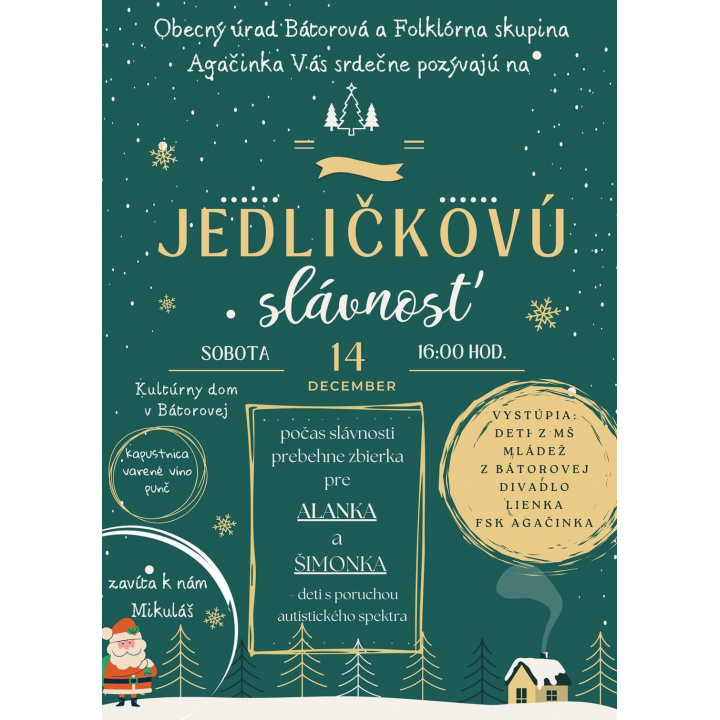 Jedličková slávnosť - 14. december 2024 